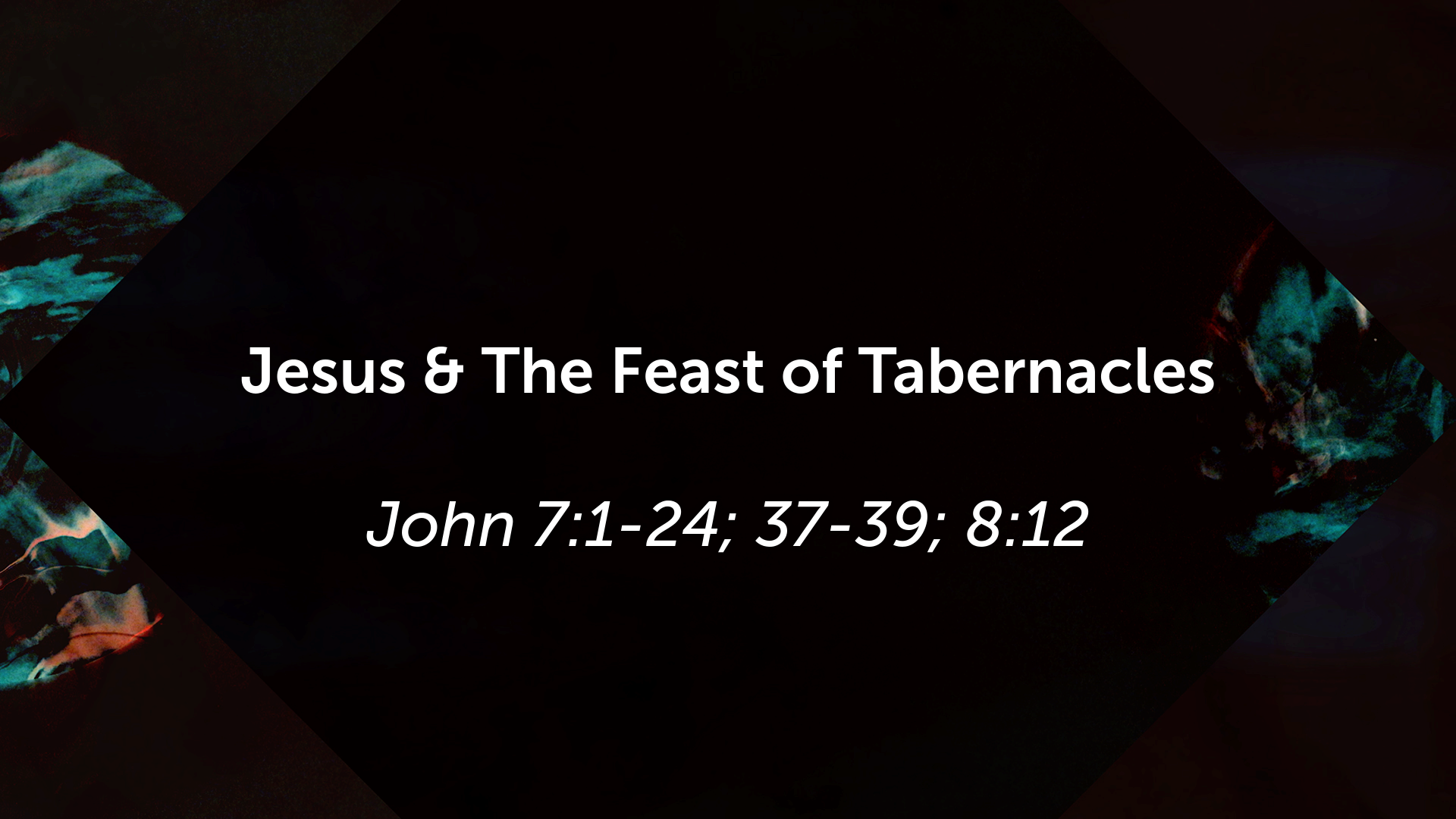 Apr 19, 2020 - Jesus & The Feast of Tabernacles (Video)