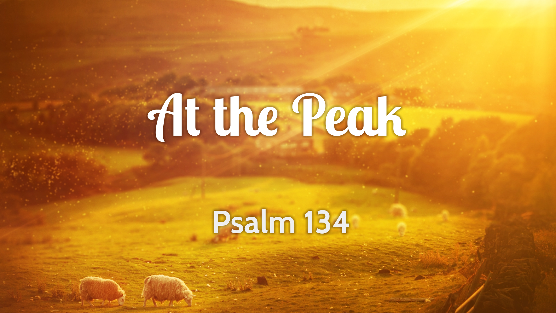 May 31, 2020 - At the Peak (Video) Psalm 134