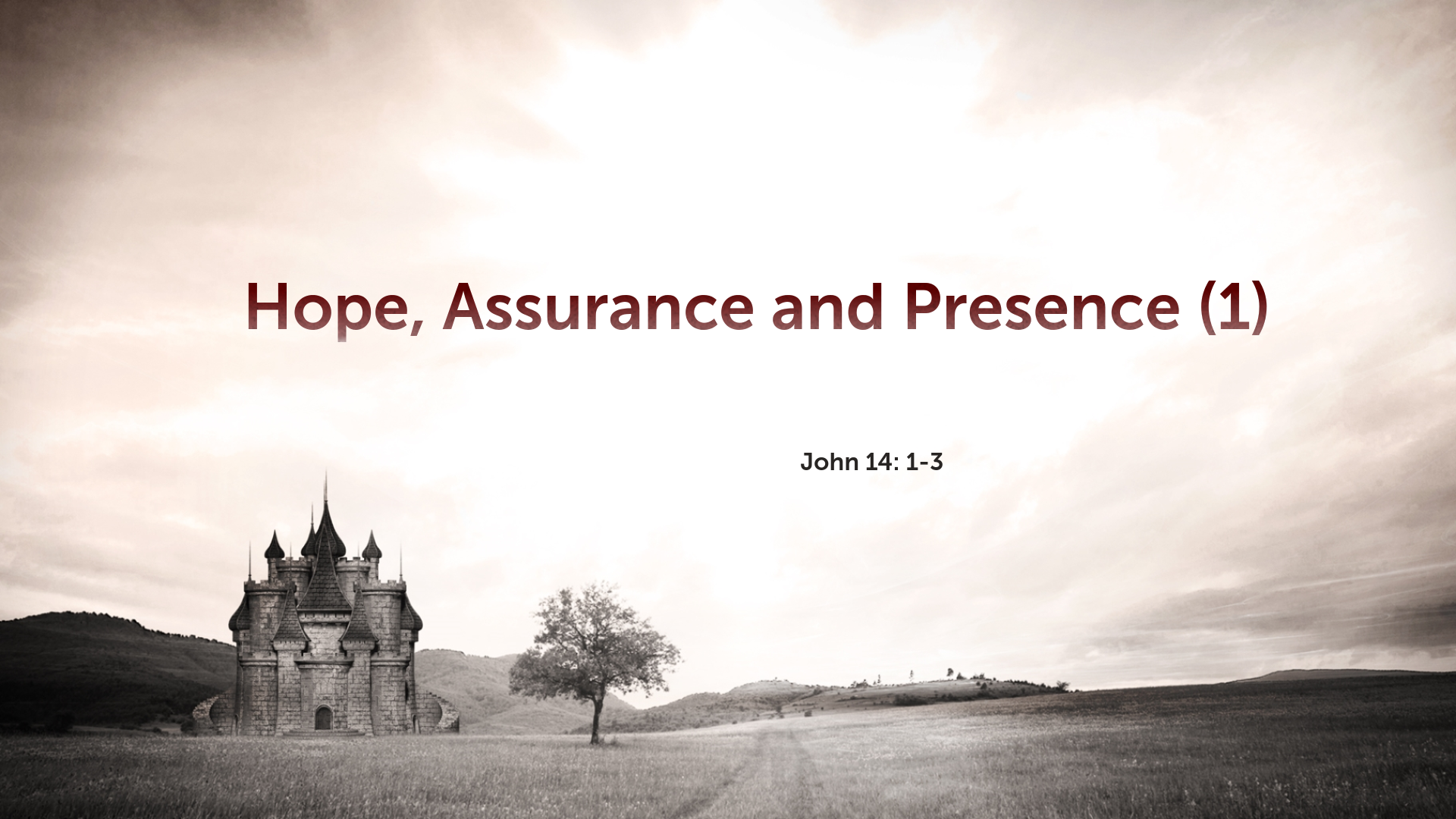 Jun 28, 2020 - Hope, Assurance and Presence (1) (Video) - John 14: 1-3