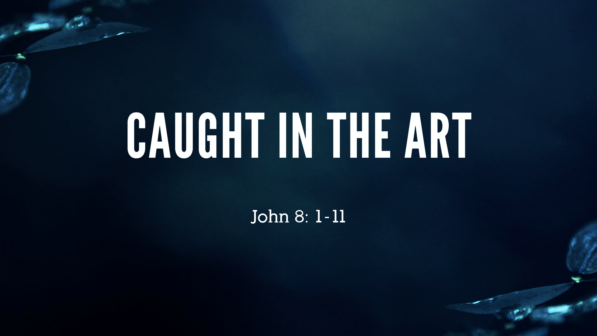 Sep 27, 2020 - Caught In The Art (Video) - John 8: 1-11