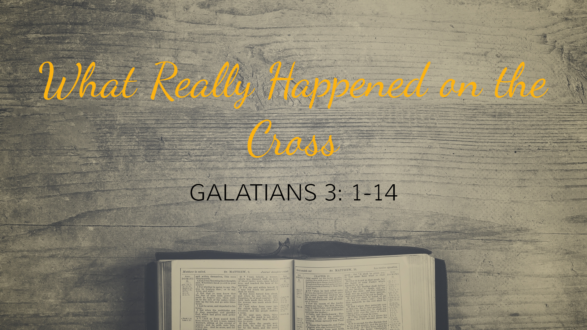 Sep 26, 2021 - What Really Happened on the Cross (Video) - Galatians 3: 1-14