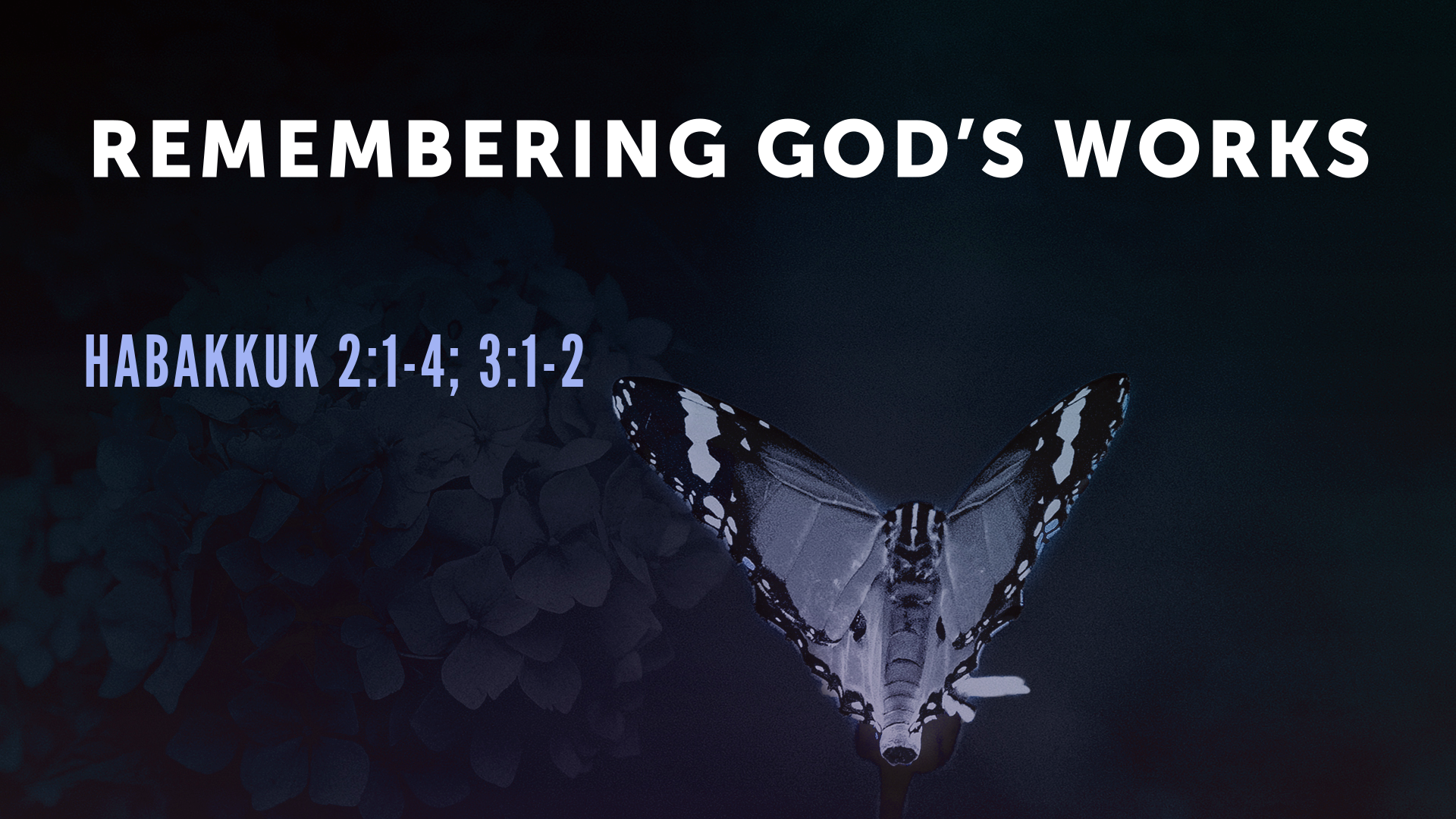 Nov 21, 2021 - Remembering God's Works (Video) - Habakkuk 2: 1-4; 3: 1-2