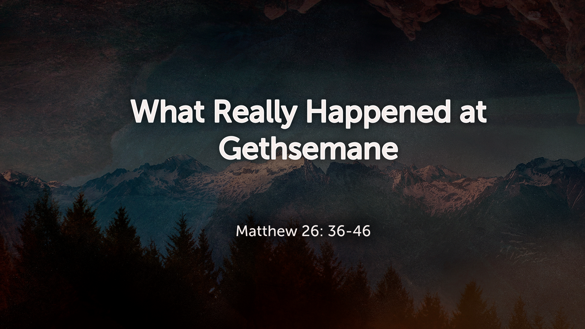 Apr 10, 2022 - What Really Happened at Gethsemane (Video)
