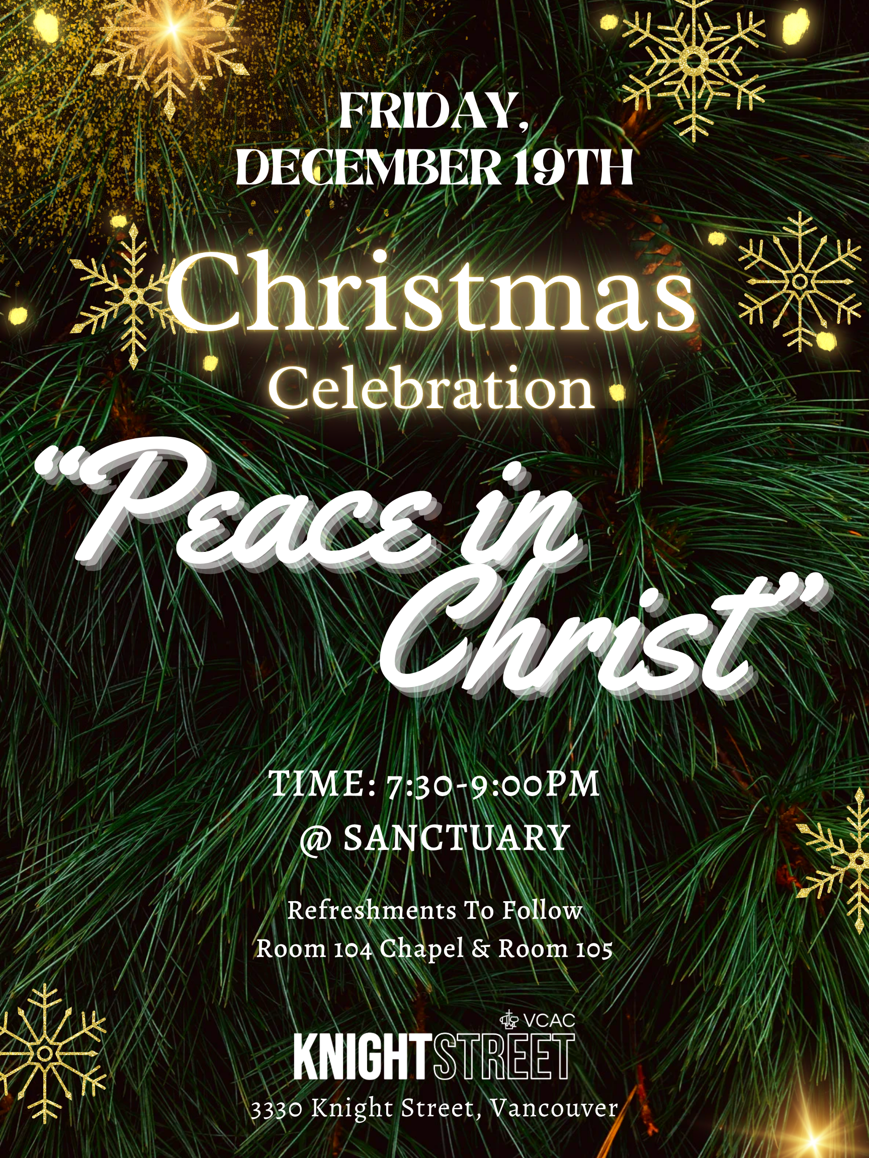 Christmas Celebration "Peace in Christ"
